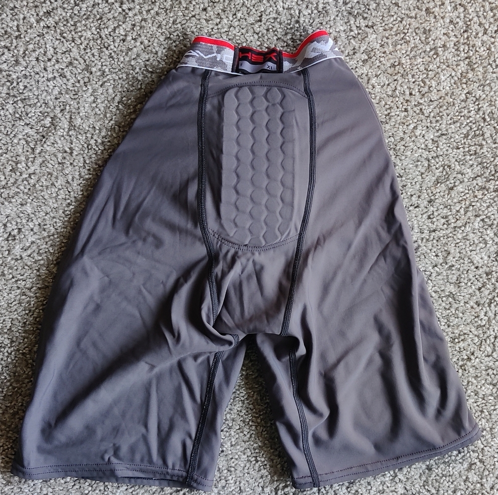 Youth Padded Sports Shorts - Picture 2 of 4
